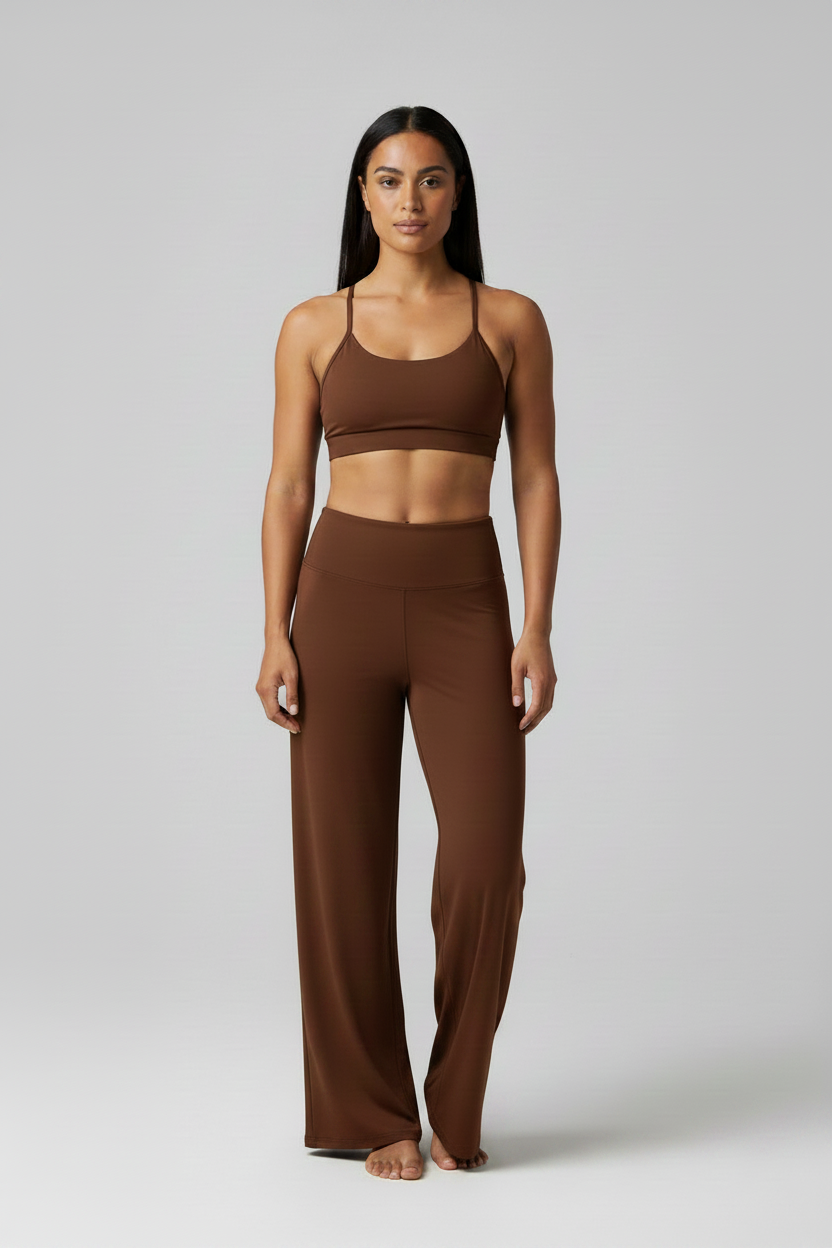 Chocolate brown set - no seam