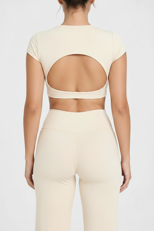 Empower Crop Top - Ivory